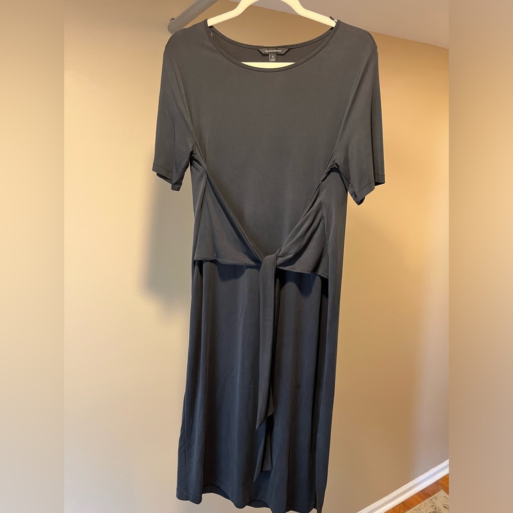 Banana Republic Midi Slit T-Shirt Dress